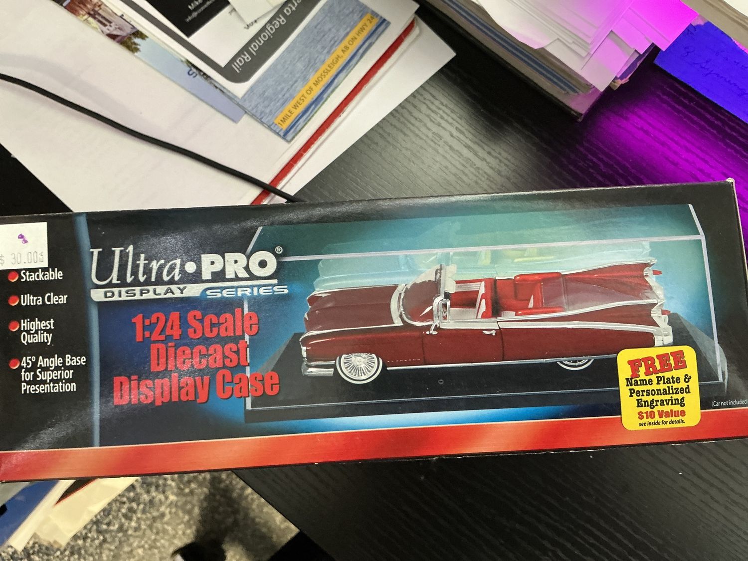 Ultra pro one and 24 scale diecast display case