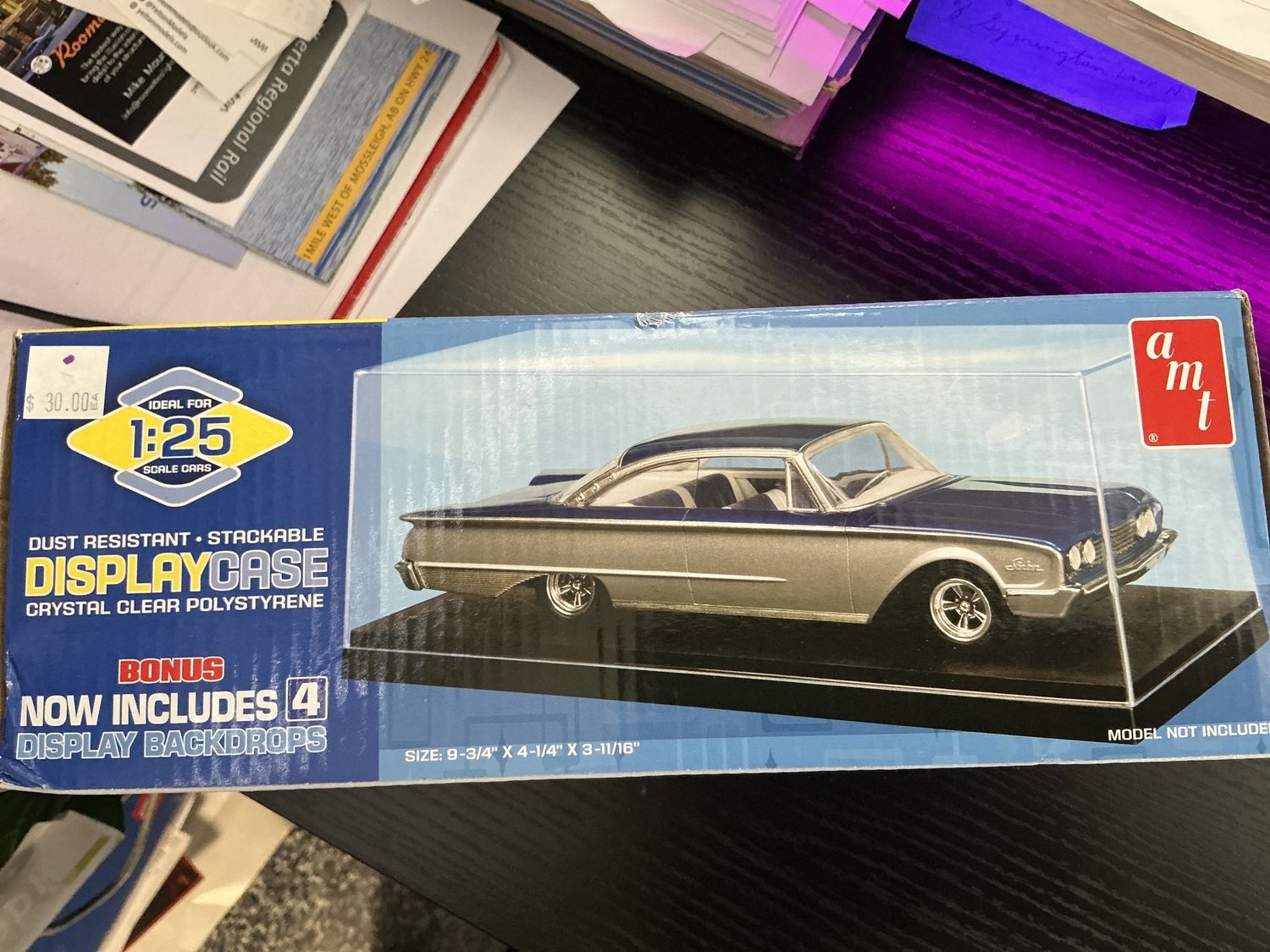 AMT 1/24 crystal clear display case