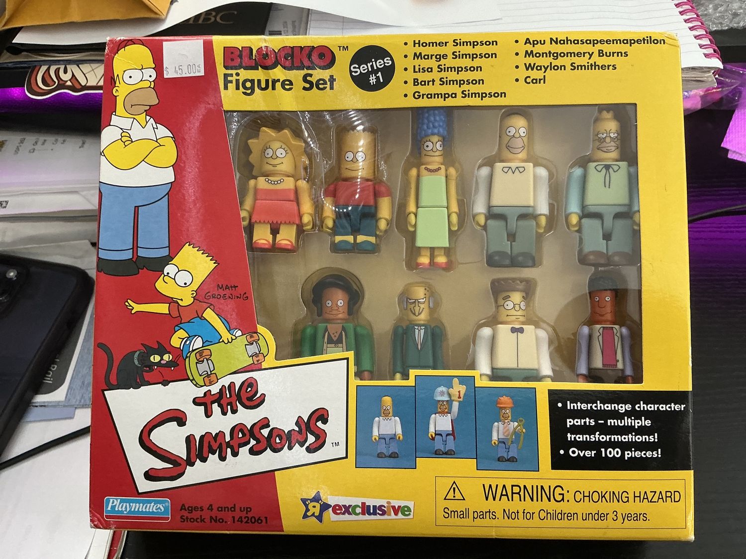 The Simpsons BLOCKO figure set
