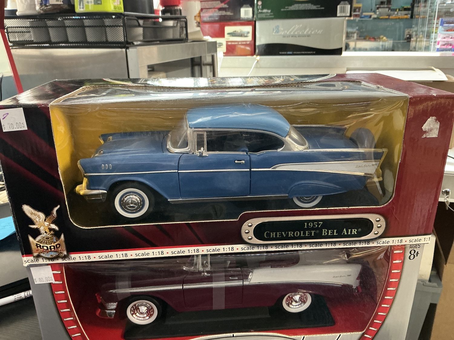 1957 Chevy Bel-Air blue