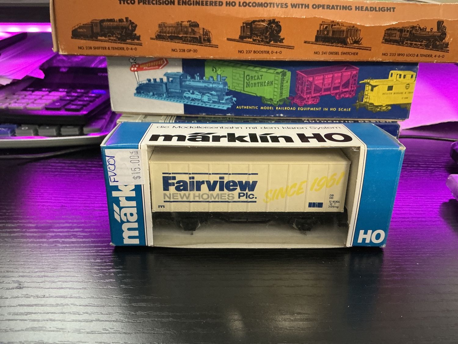 Marklin HO fairview, new homes container