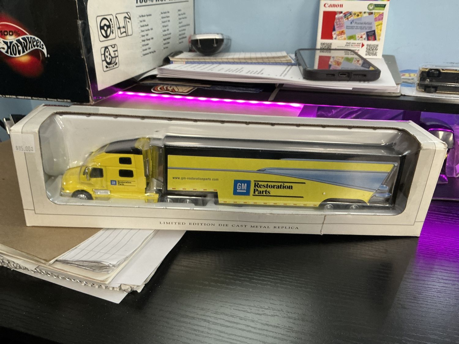 GMC restoration parts big rig, yellow