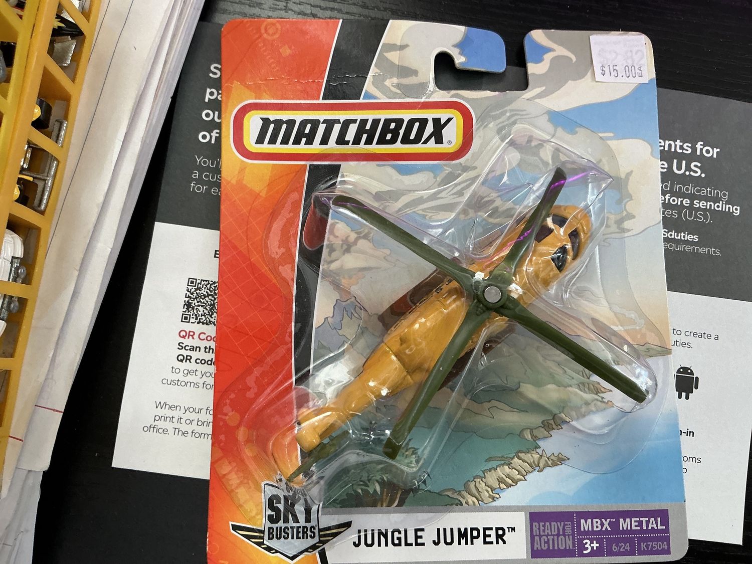 Vintage matchbox sky, busters, jungle Jumper planes
