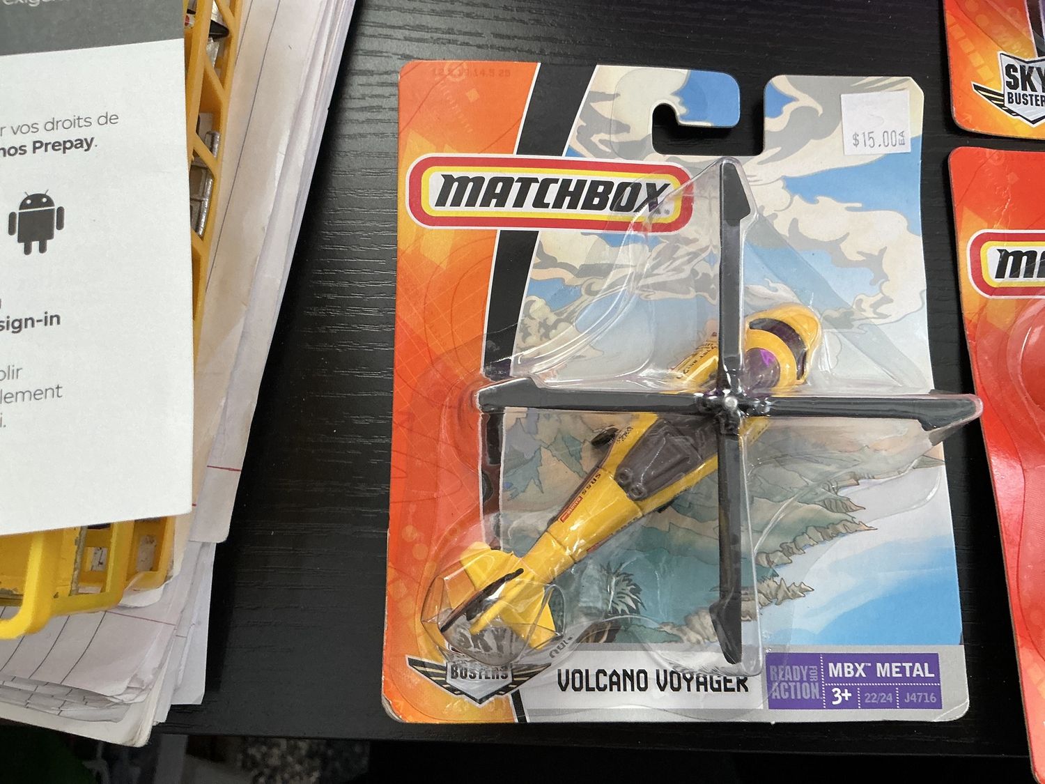 Vintage matchbox sky busters volcano Voyager