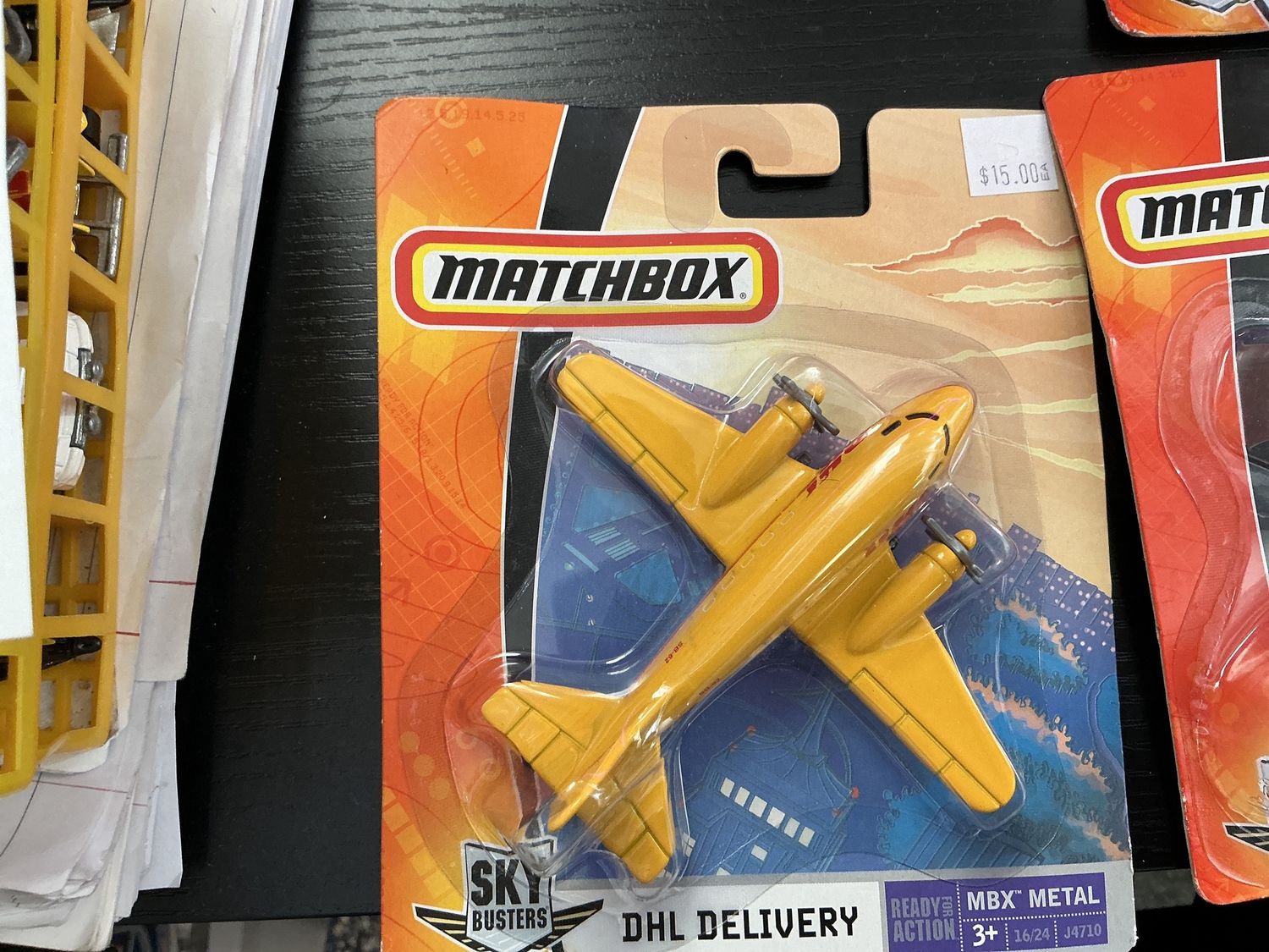 Vintage matchbox sky, busters, DHL delivery