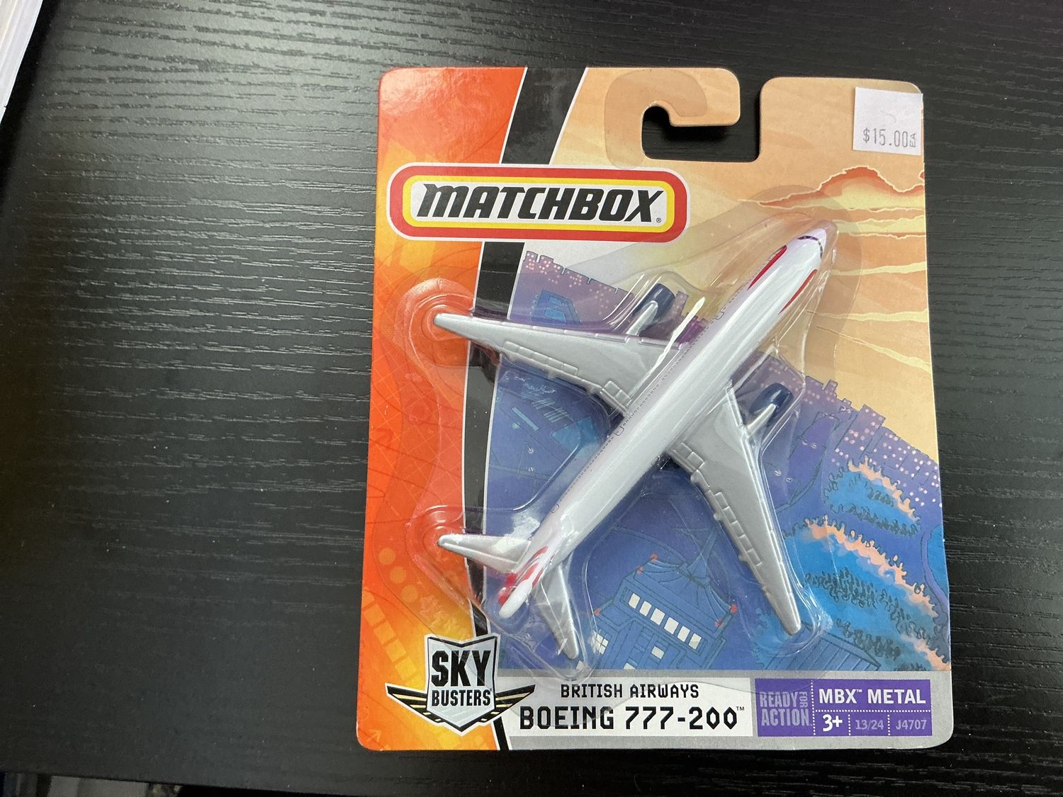 Vintage matchbox sky busters Boeing 777–200 British Airways