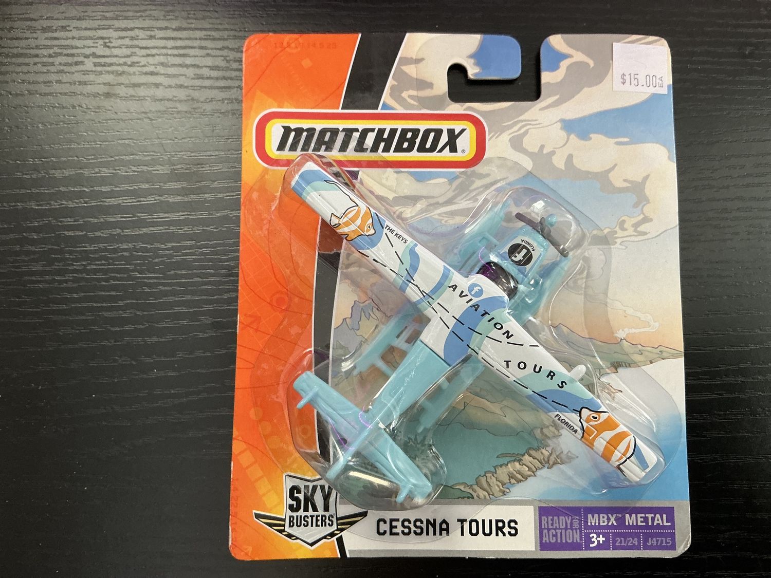 Vintage matchbox sky, busters, cessna tours