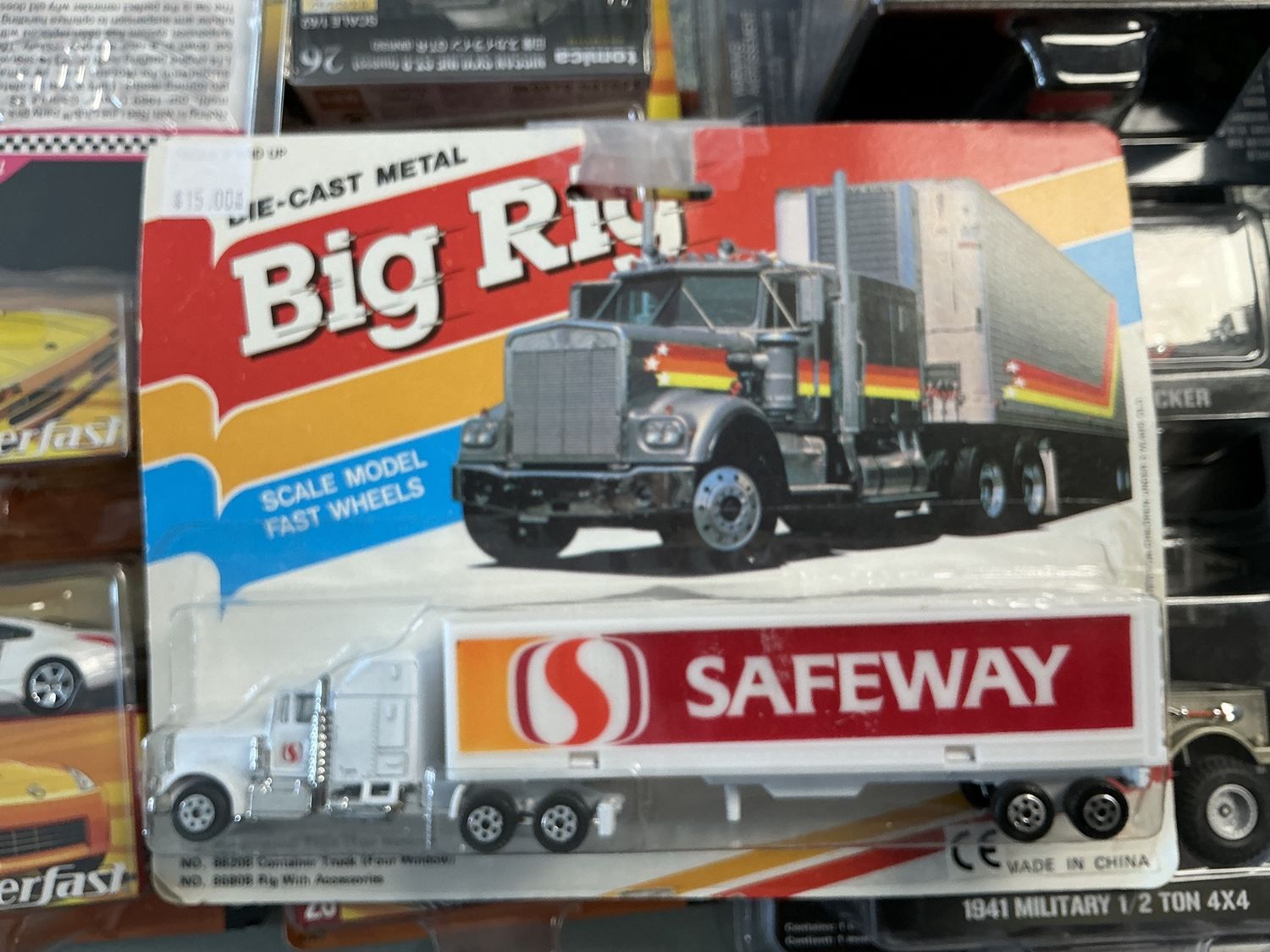 Big rig diecast metal Safeway truck