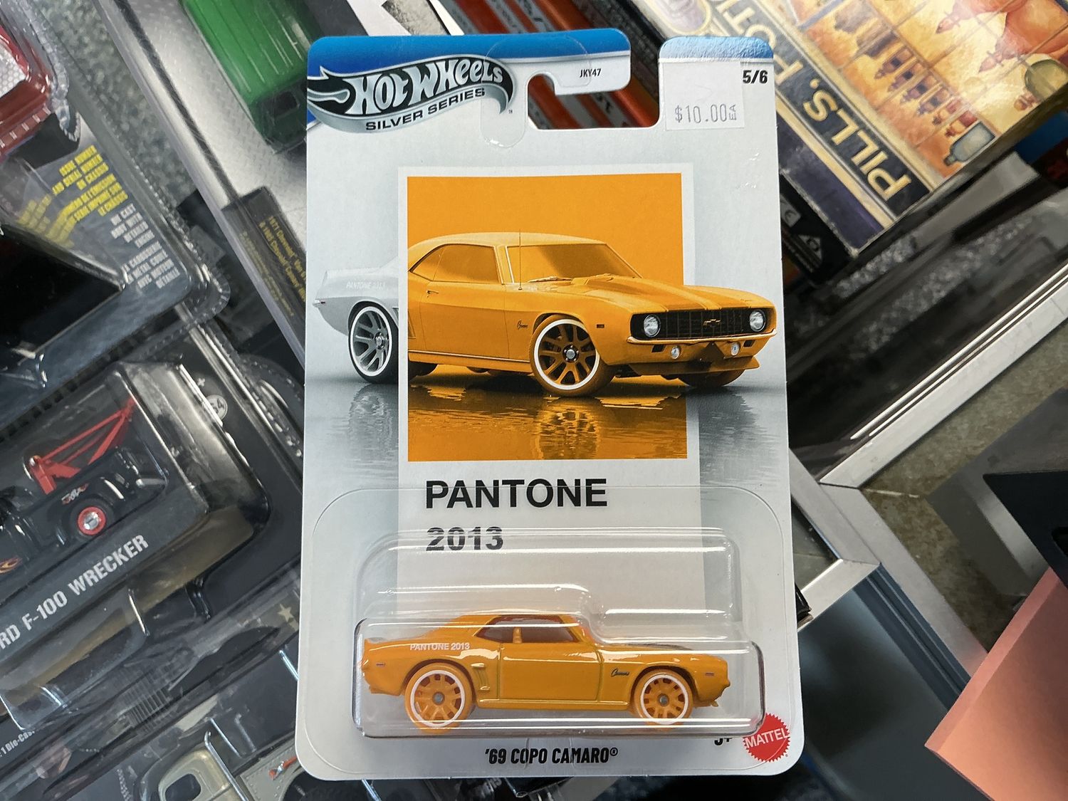 Pantone 1969 Copo Camaro yellow