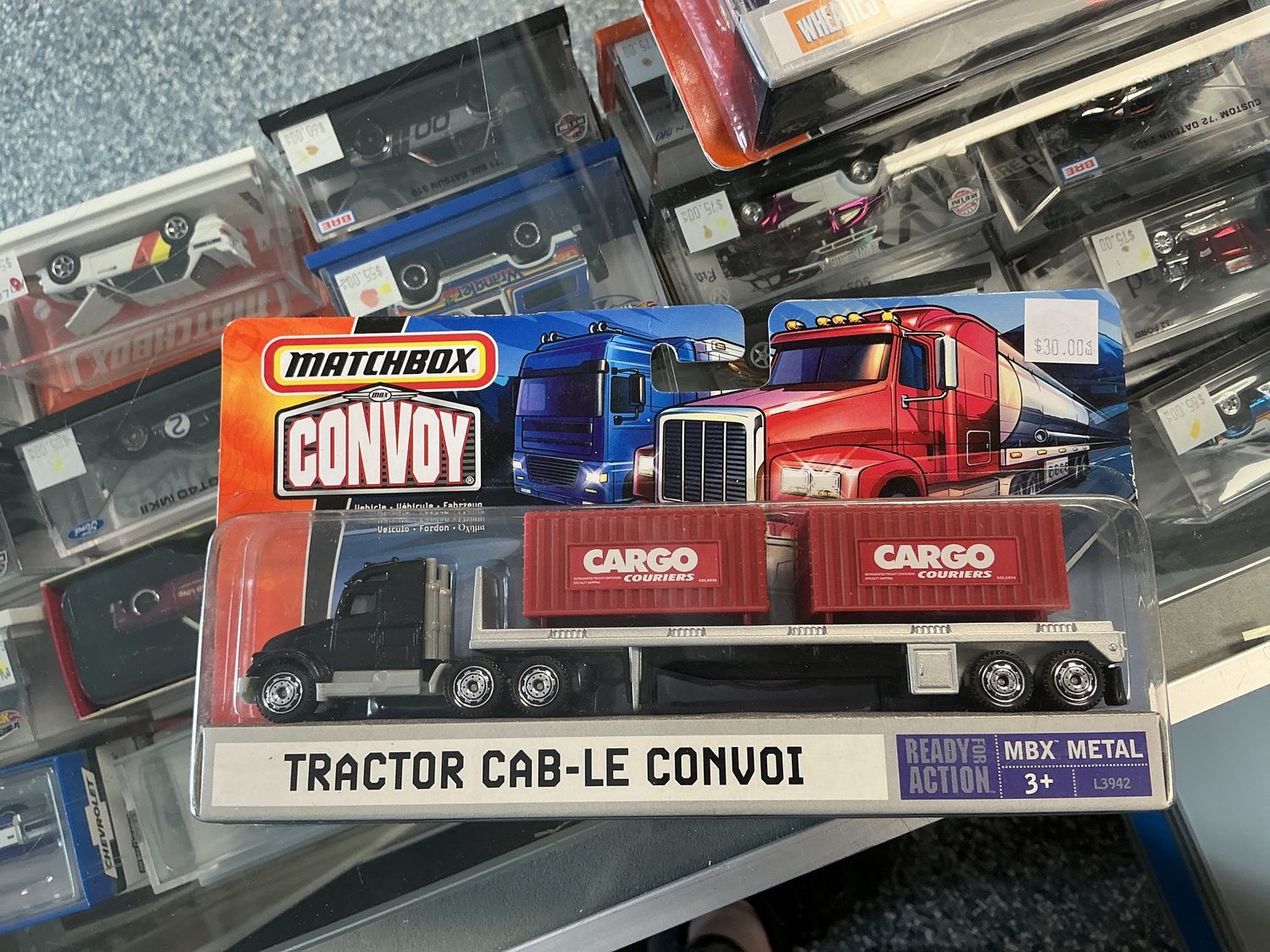 Convoy tractor cab cargo couriers