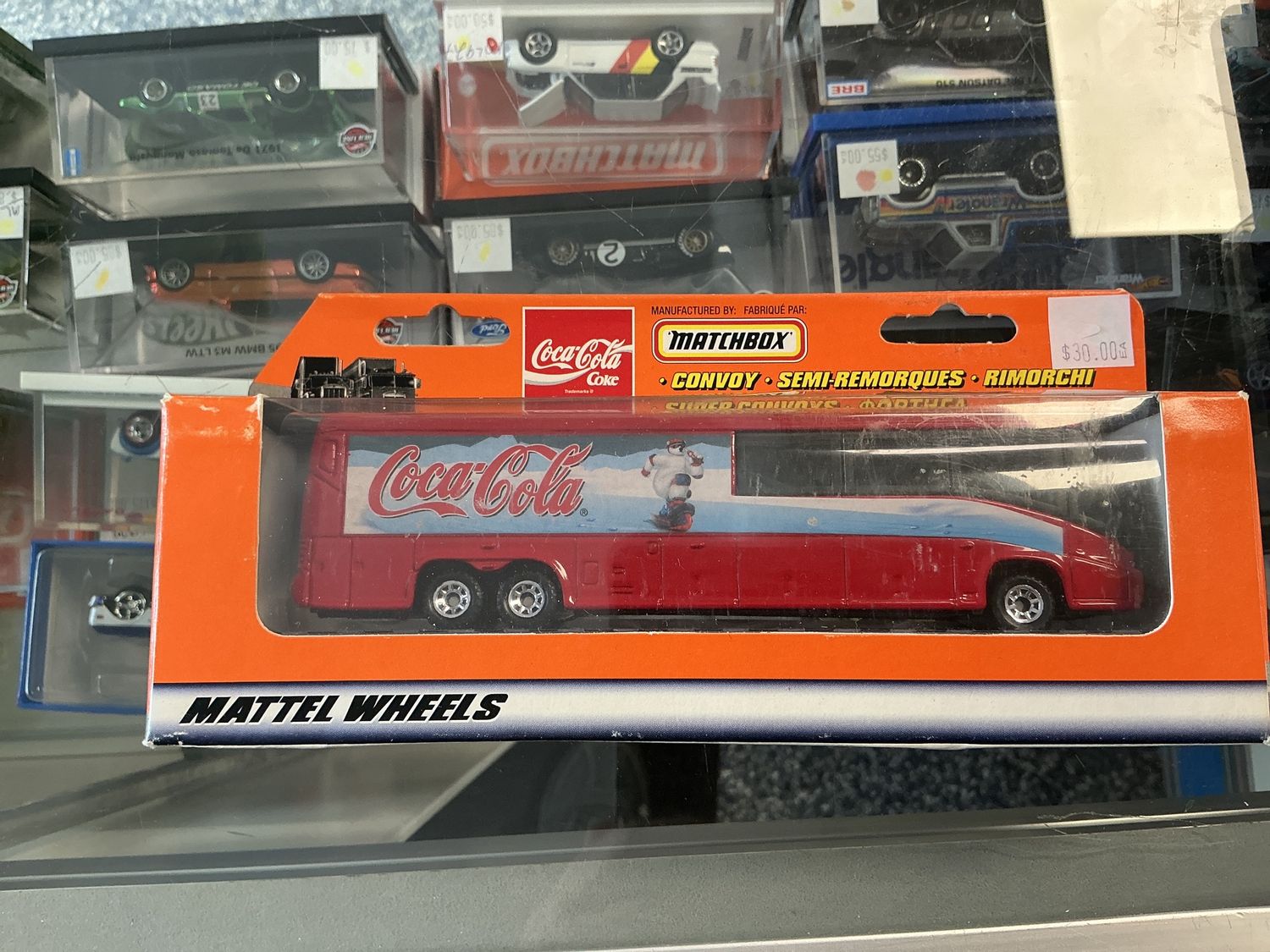 Convoy Coca-Cola tour bus