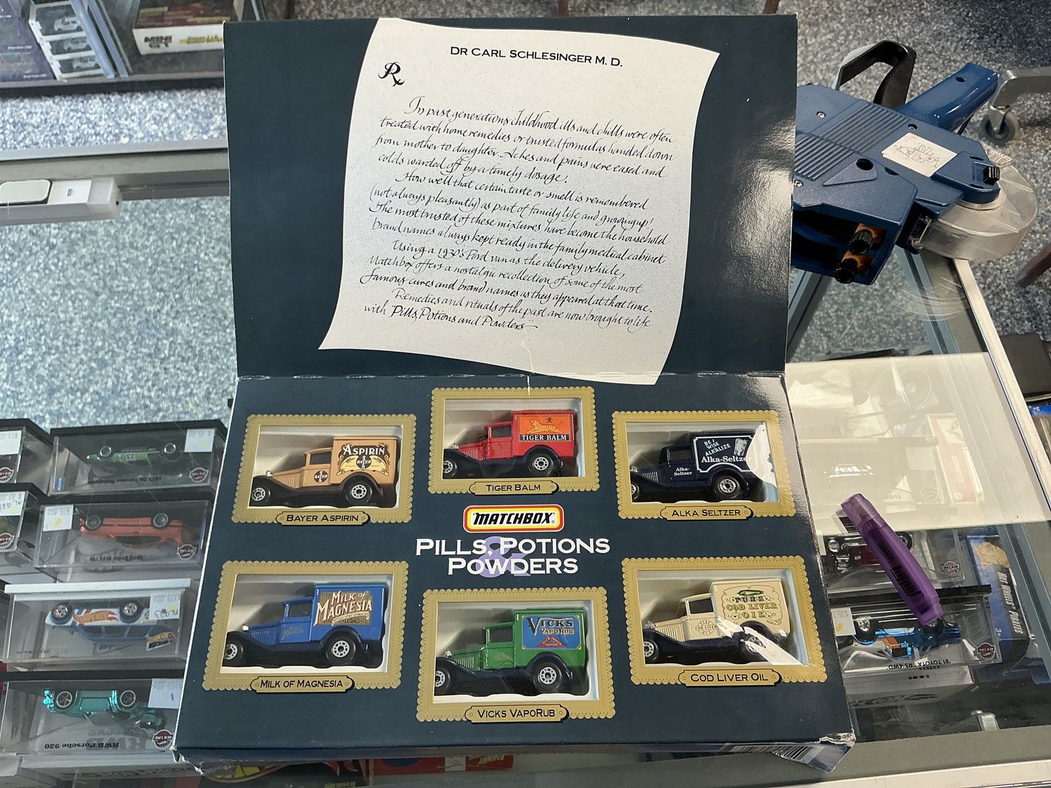 Pills, potions, and powders six car set