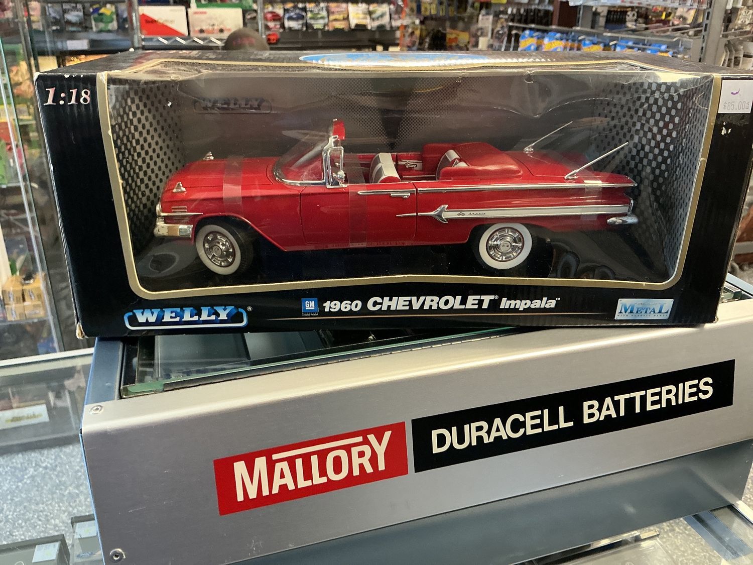 1960 Chevy Impala convertible red