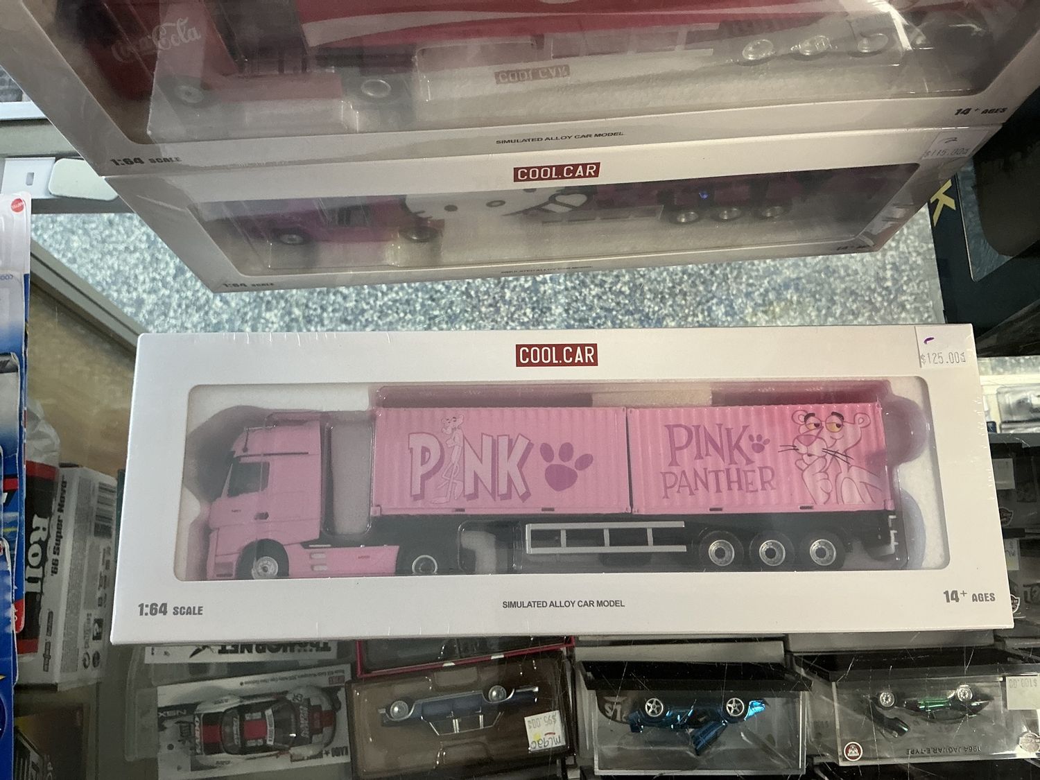 Pink Panther tractor trailer