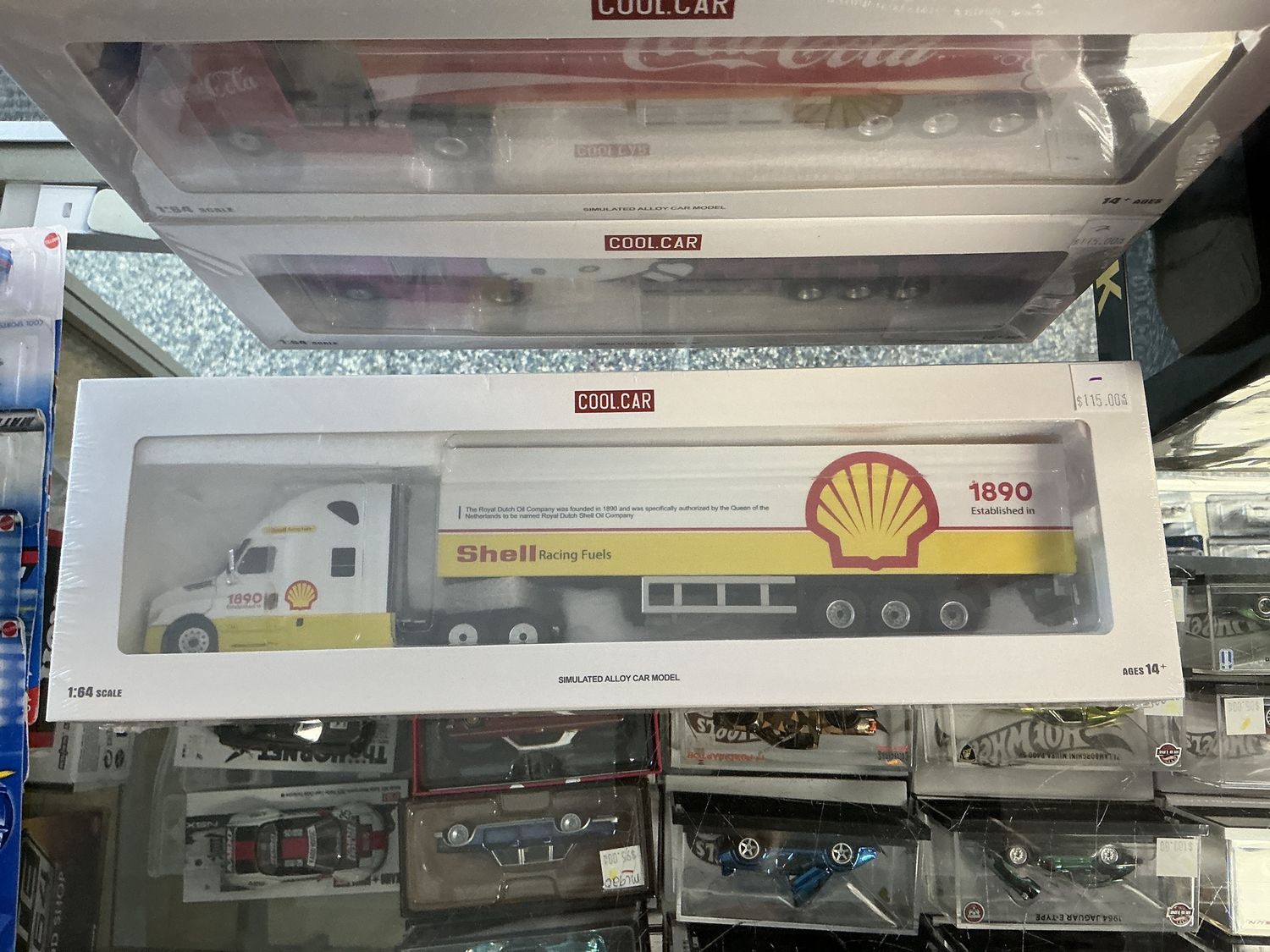 Shell tractor and trailer