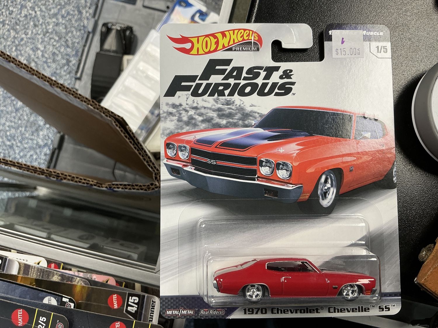 Fast and the furious 1970 Chevy Chevelle SS red