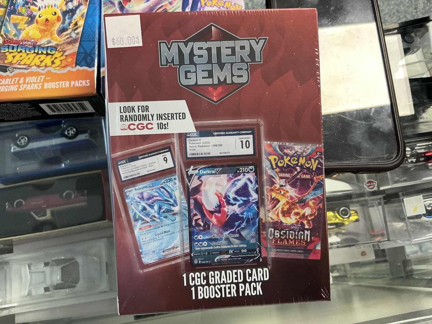 Pokémon mystery gems box
