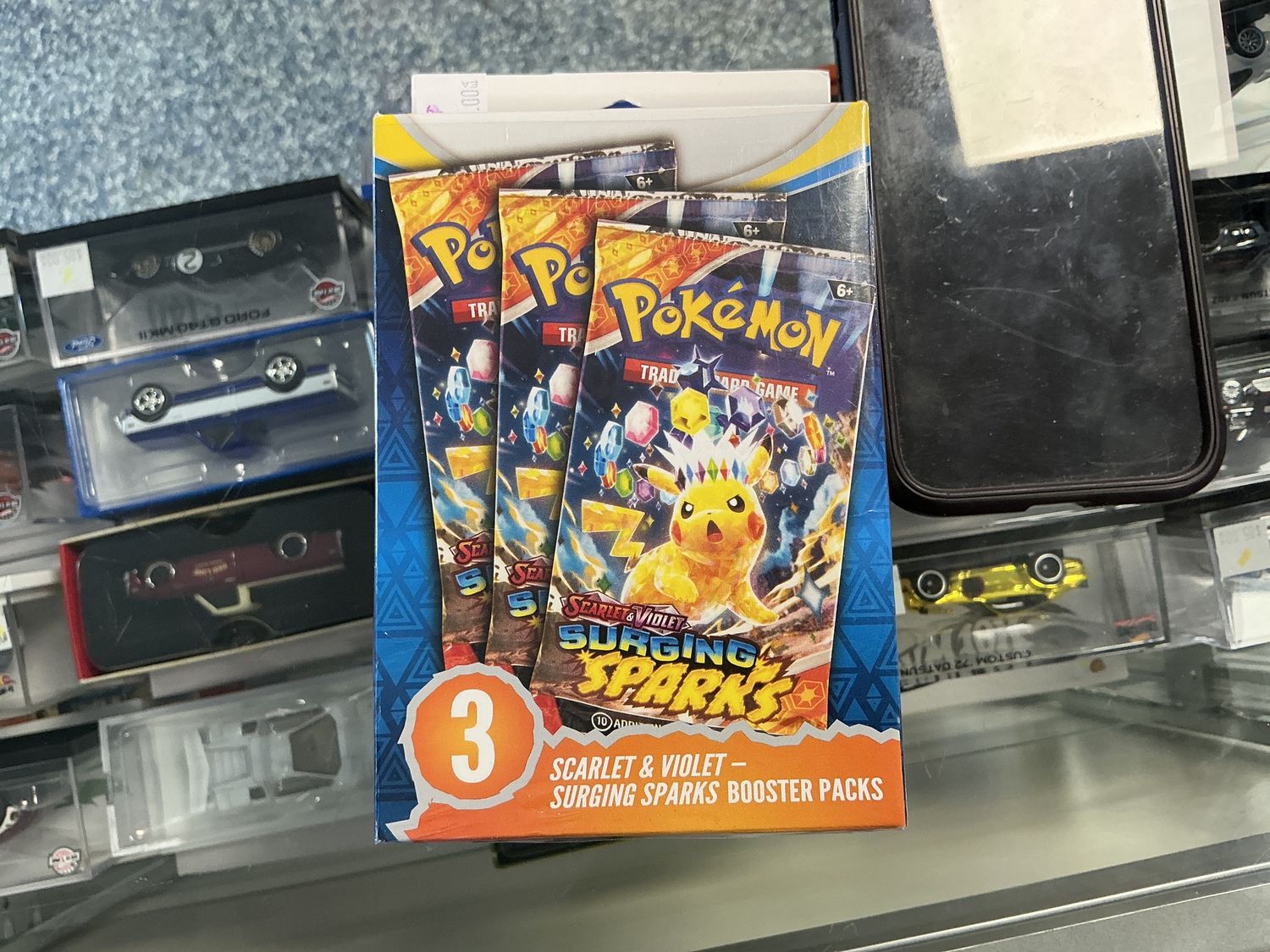 Pokémon surging sparks booster packs