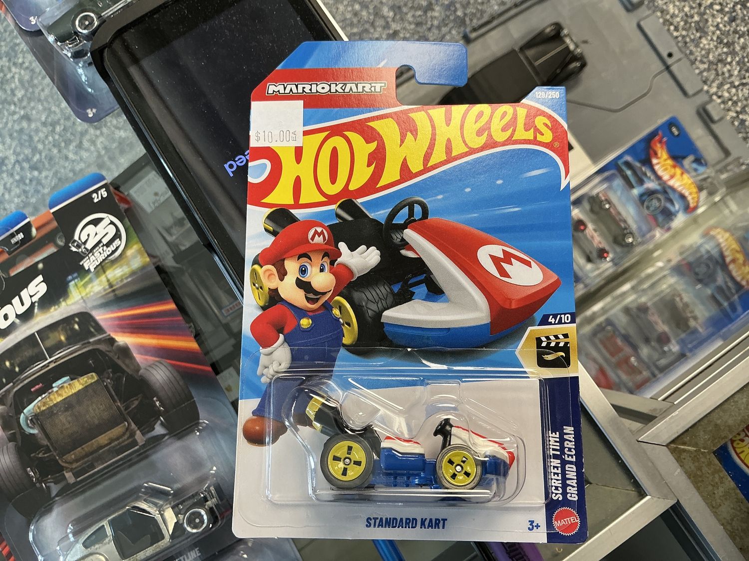 Standard kart screen