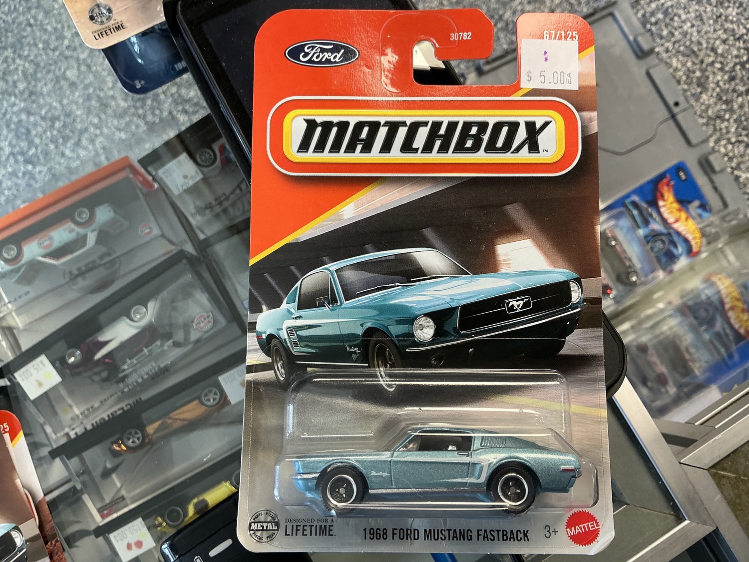 1968 Ford Mustang fastback blue