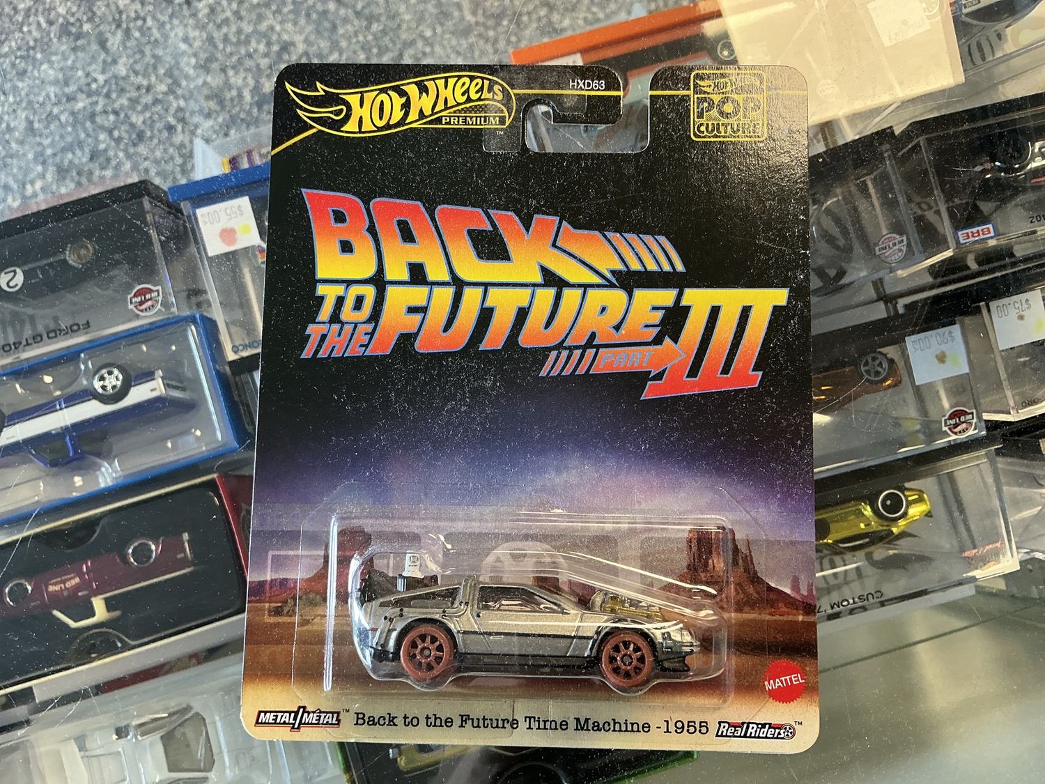 Back to the future three train wheels
