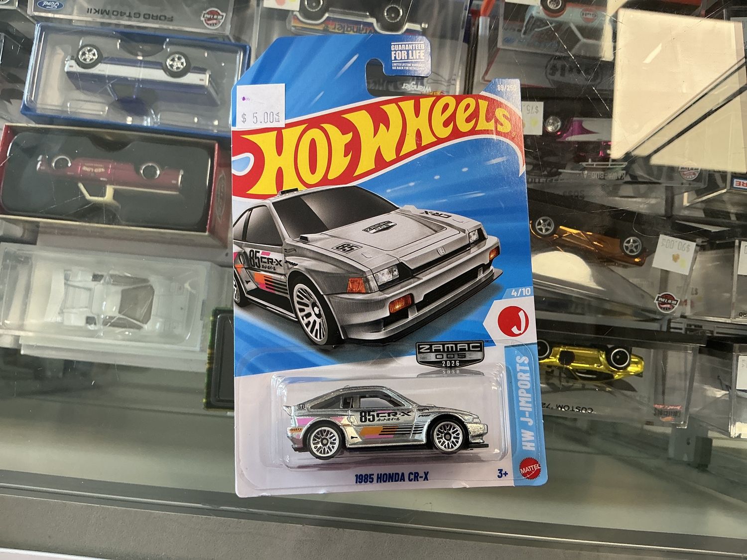 1985 Honda CRX, silver