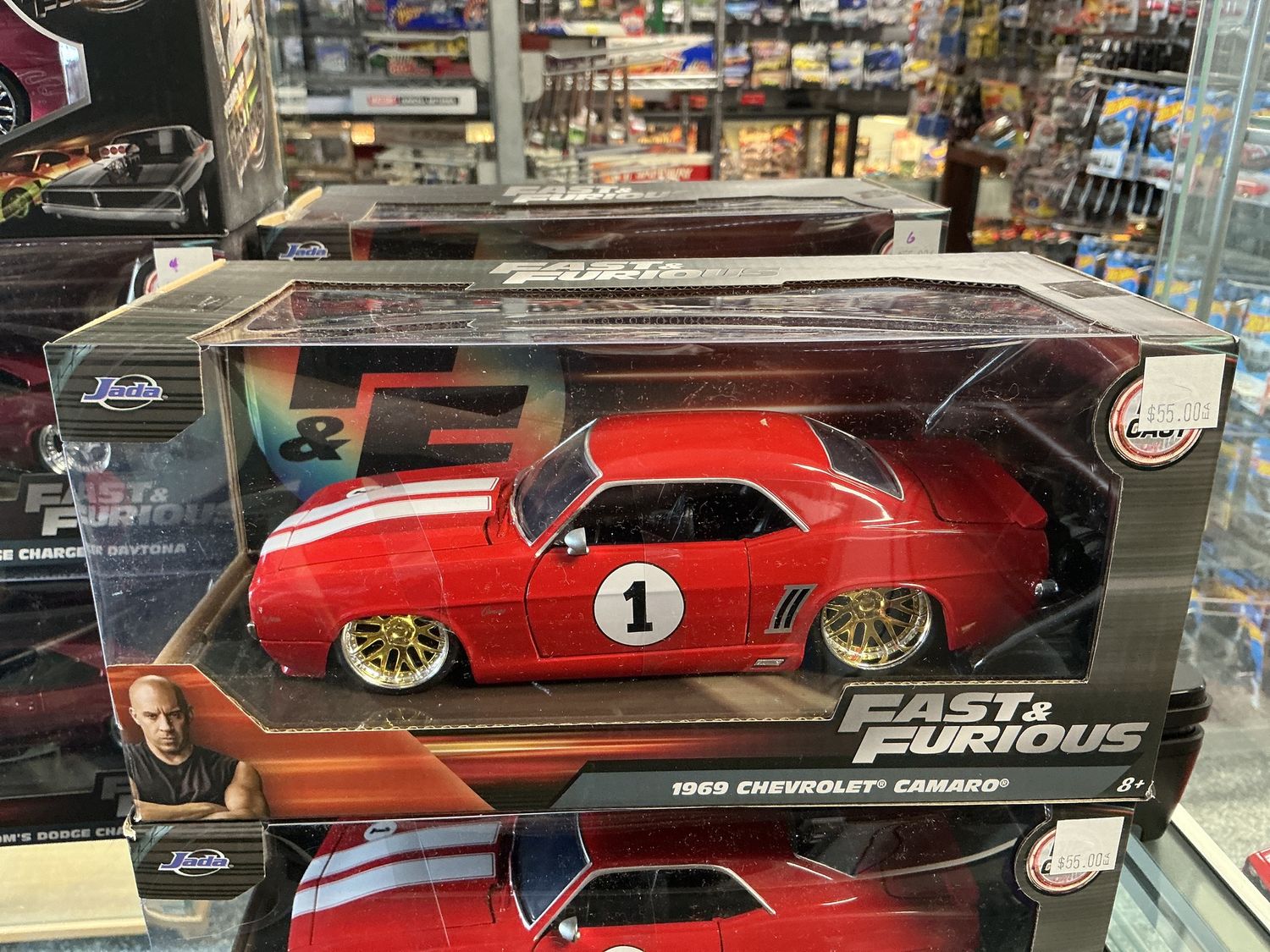 Fast and the furious 1969 Chevy Camaro red