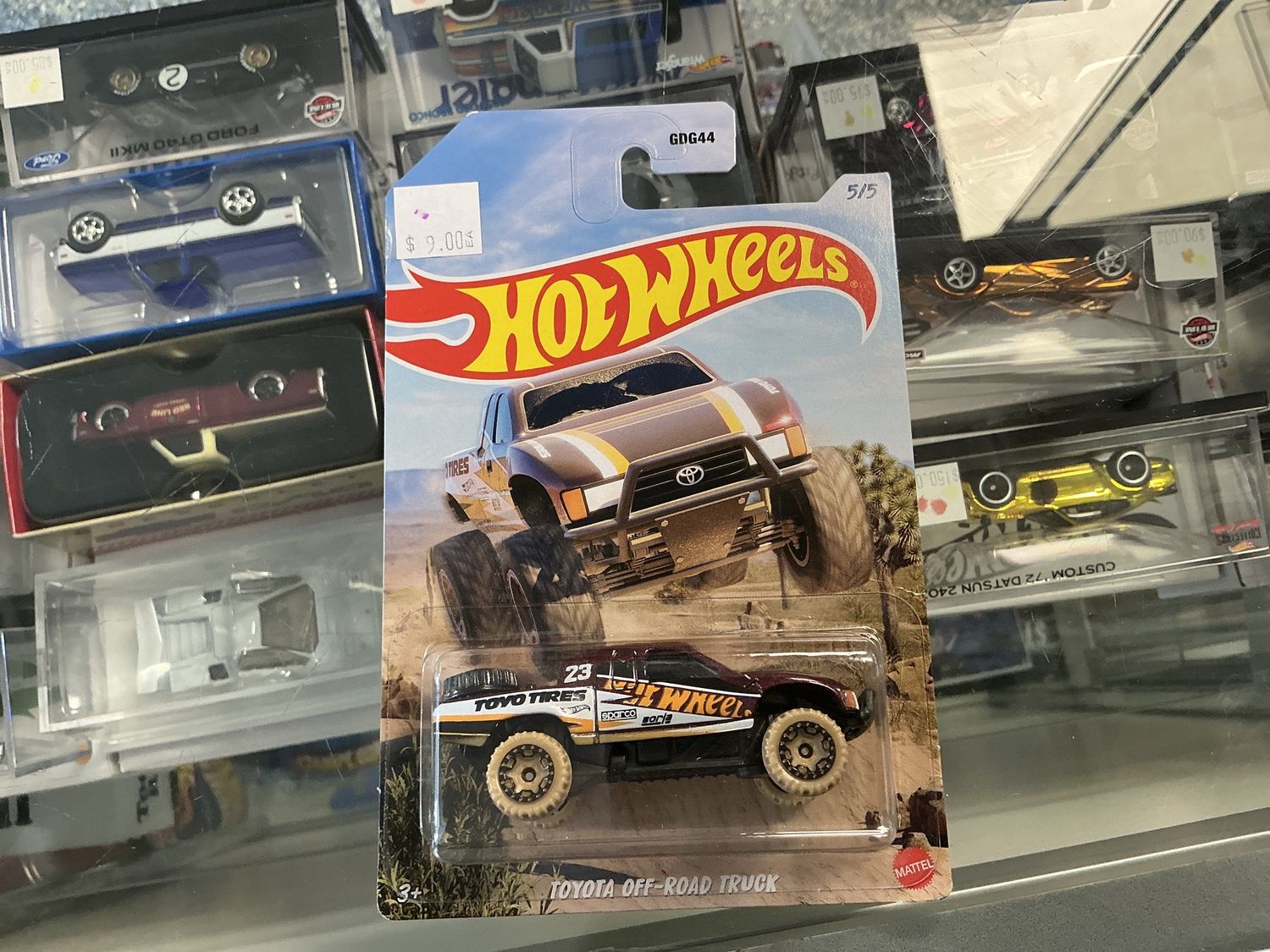 Toyota off road truck brown