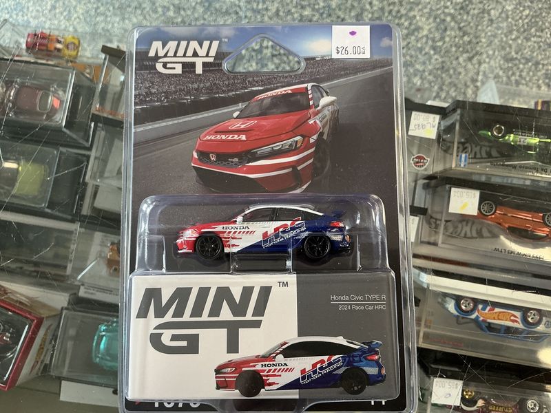 Mini GT Honda Civic type R 2024 pace car