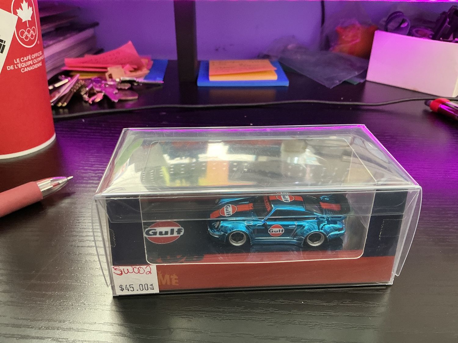 Raul-welt gulf Porsche chrome blue