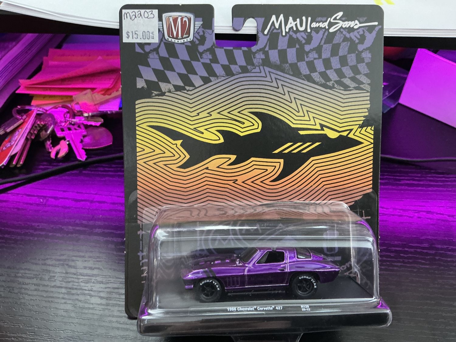 1966 Chevy Corvette 427 purple