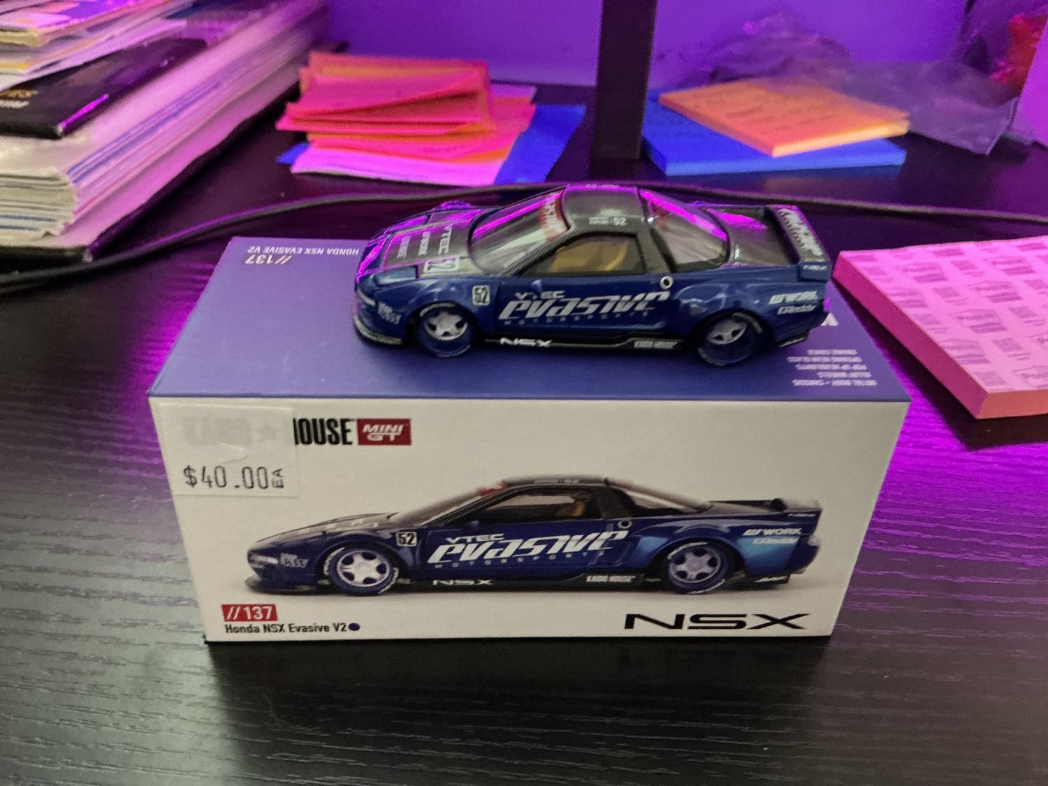 Honda NSX Evasive blue
