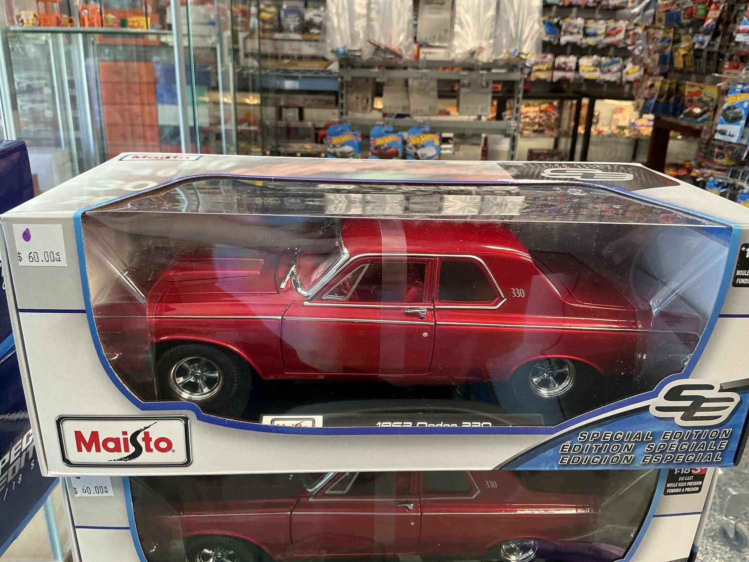 1963 Dodge 330 red