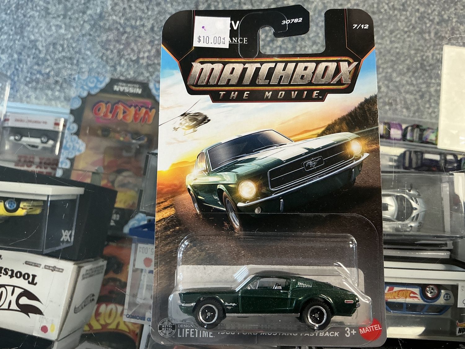 Matchboxthe movie 1968 Ford Mustang fastback green