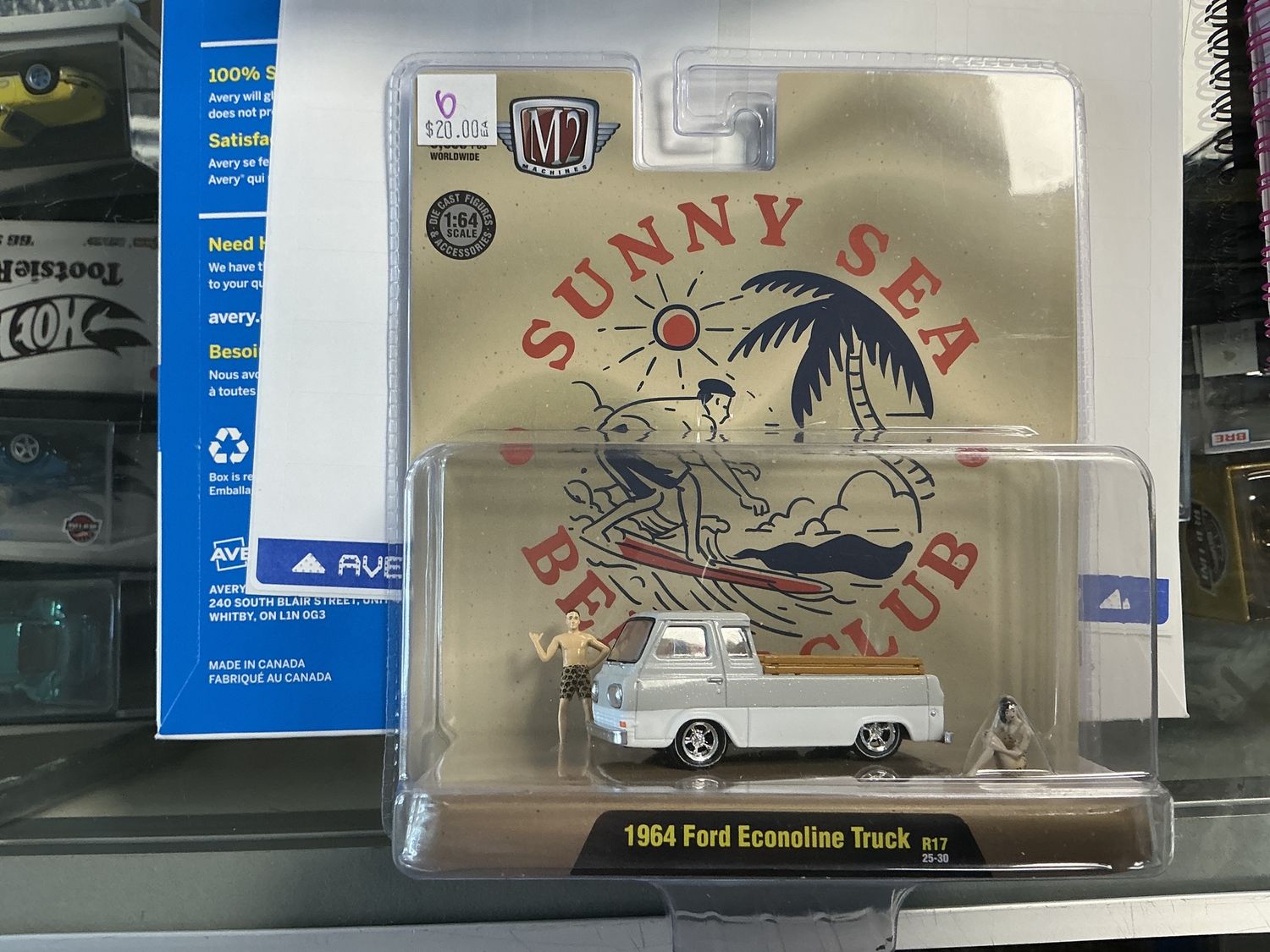 1964 Ford econo line truck gray white