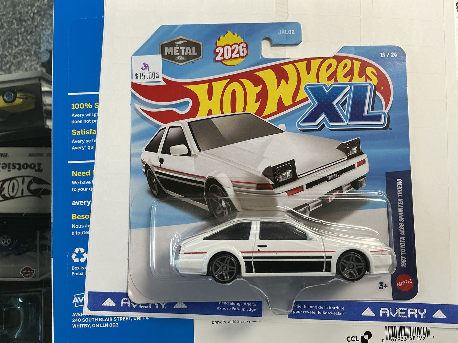 1987 Toyota AE 86 sprinter trueno white