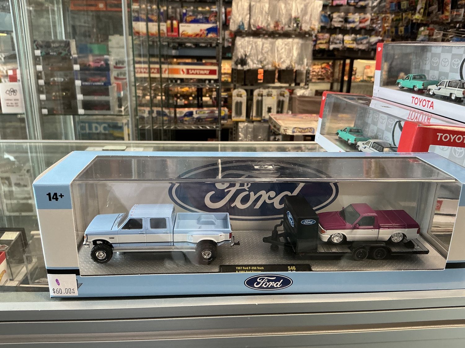 1987 Ford F350 truck with 1995 Ford Ranger