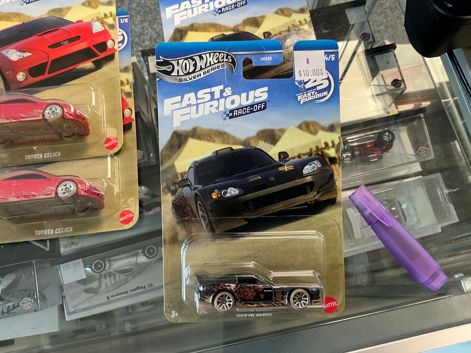 Fast and the furious race off Honda S 2000 black