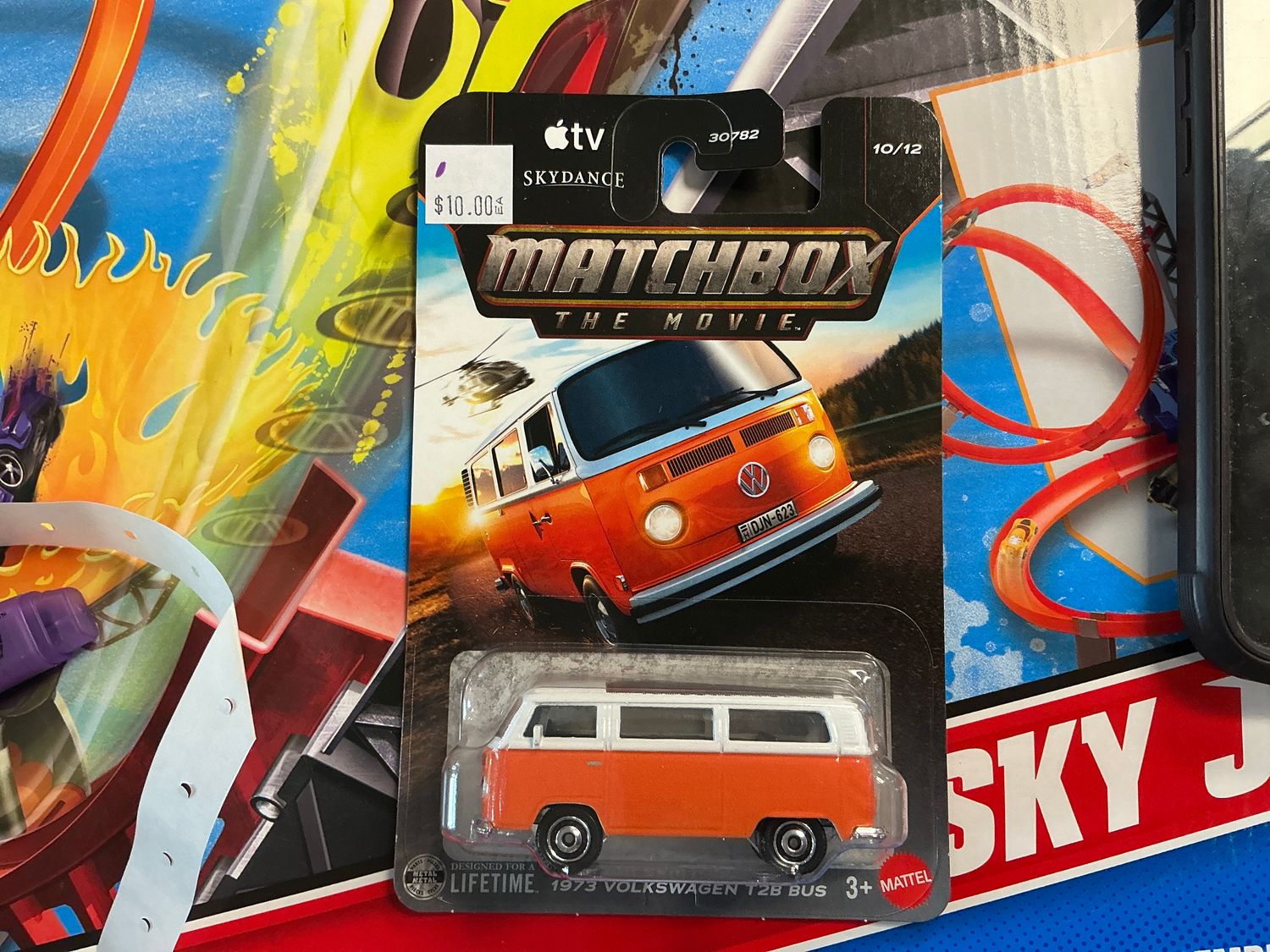 Matchbox the movie 1973 Volkswagen T2 B bus orange