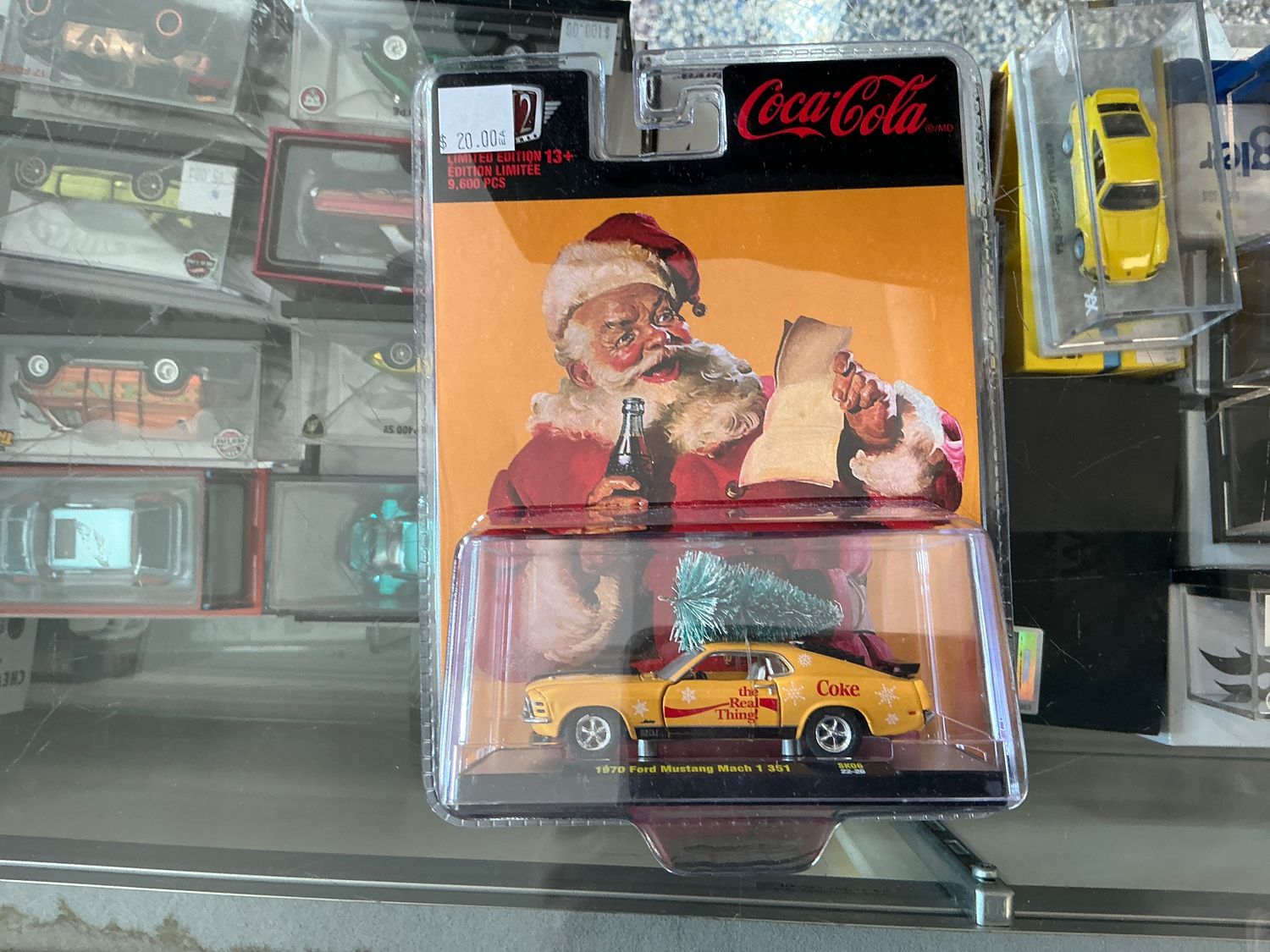 1974 Mustang Mach 1 yellow Coca-Cola