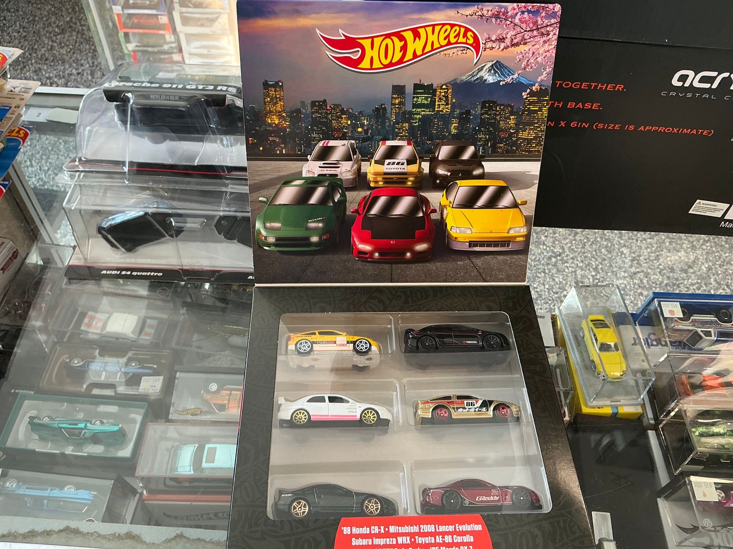 Hot wheels six car set imports