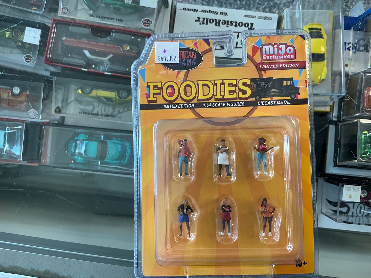 One and 64 scale figurines foodies