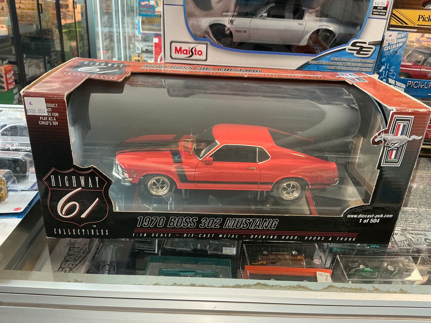 1970 boss 302 Mustang orange