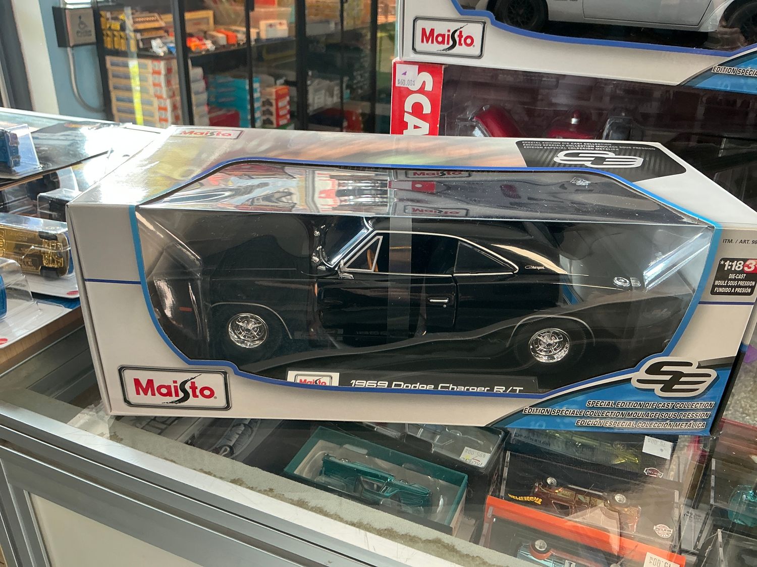 1969 Dodge charger RT black maisto