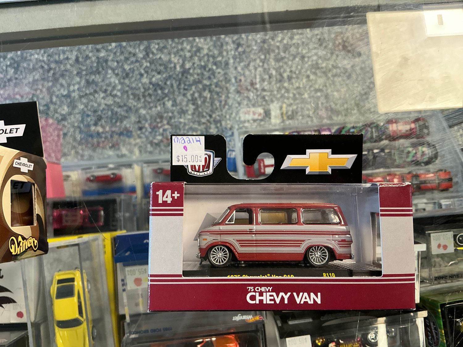 1975 Chevy van G10 red