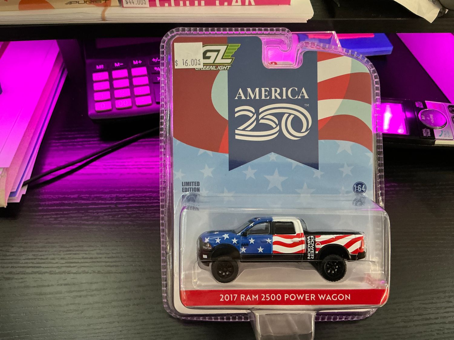 2017 ram 2500 power wagon, red white, and blue