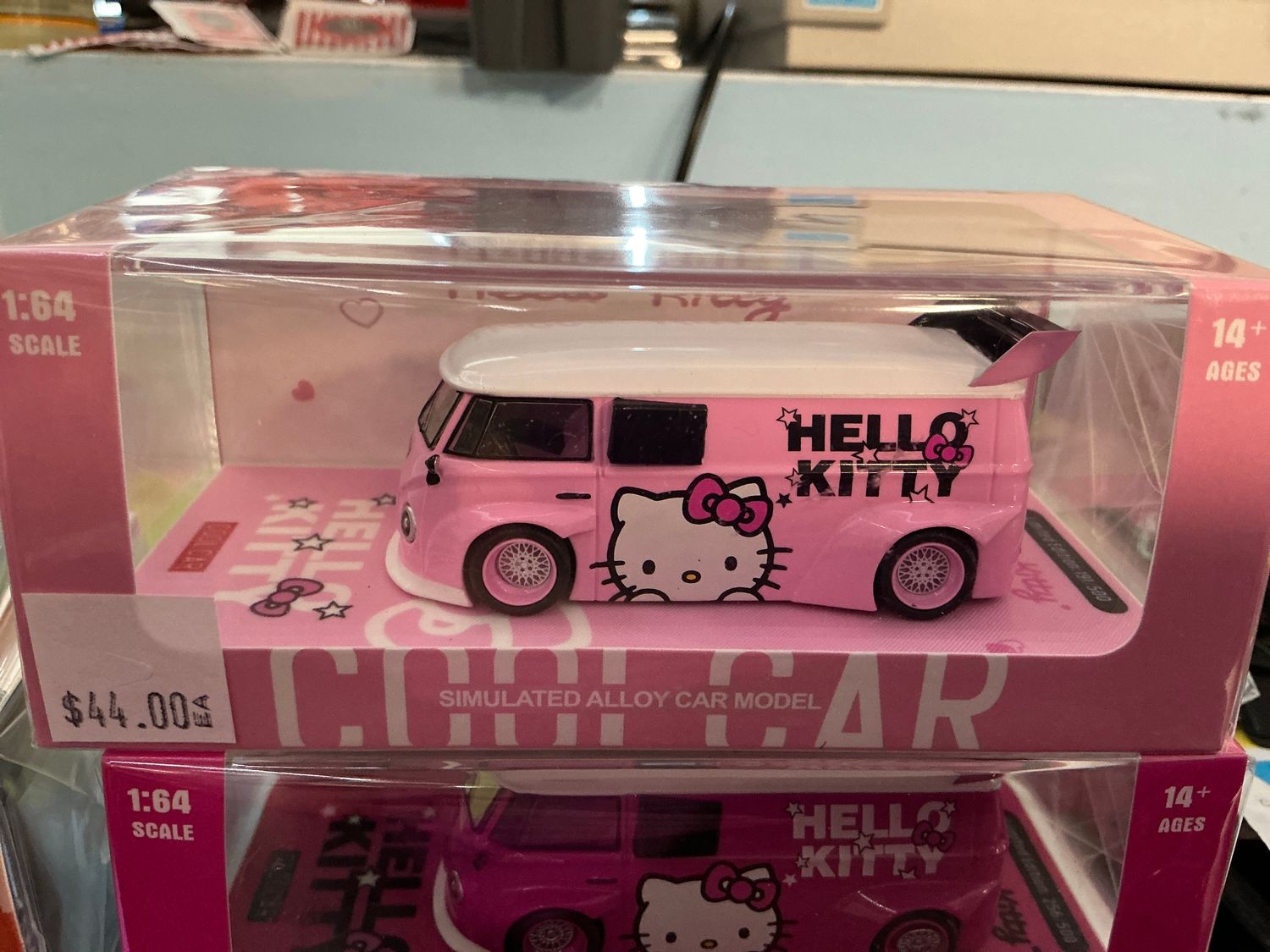 Baby pink hello Kitty Volkswagen van
