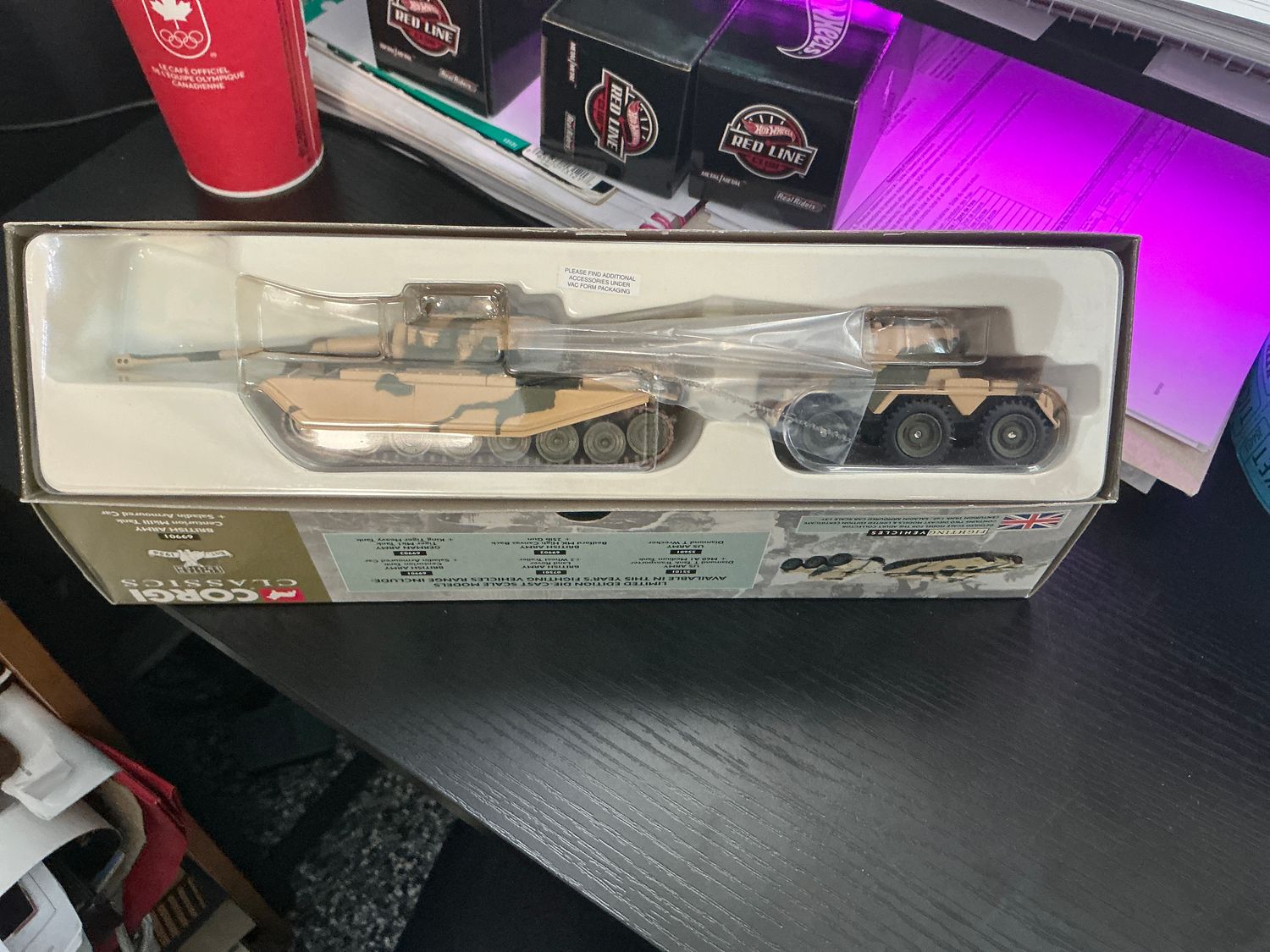 Corgi British army tank set