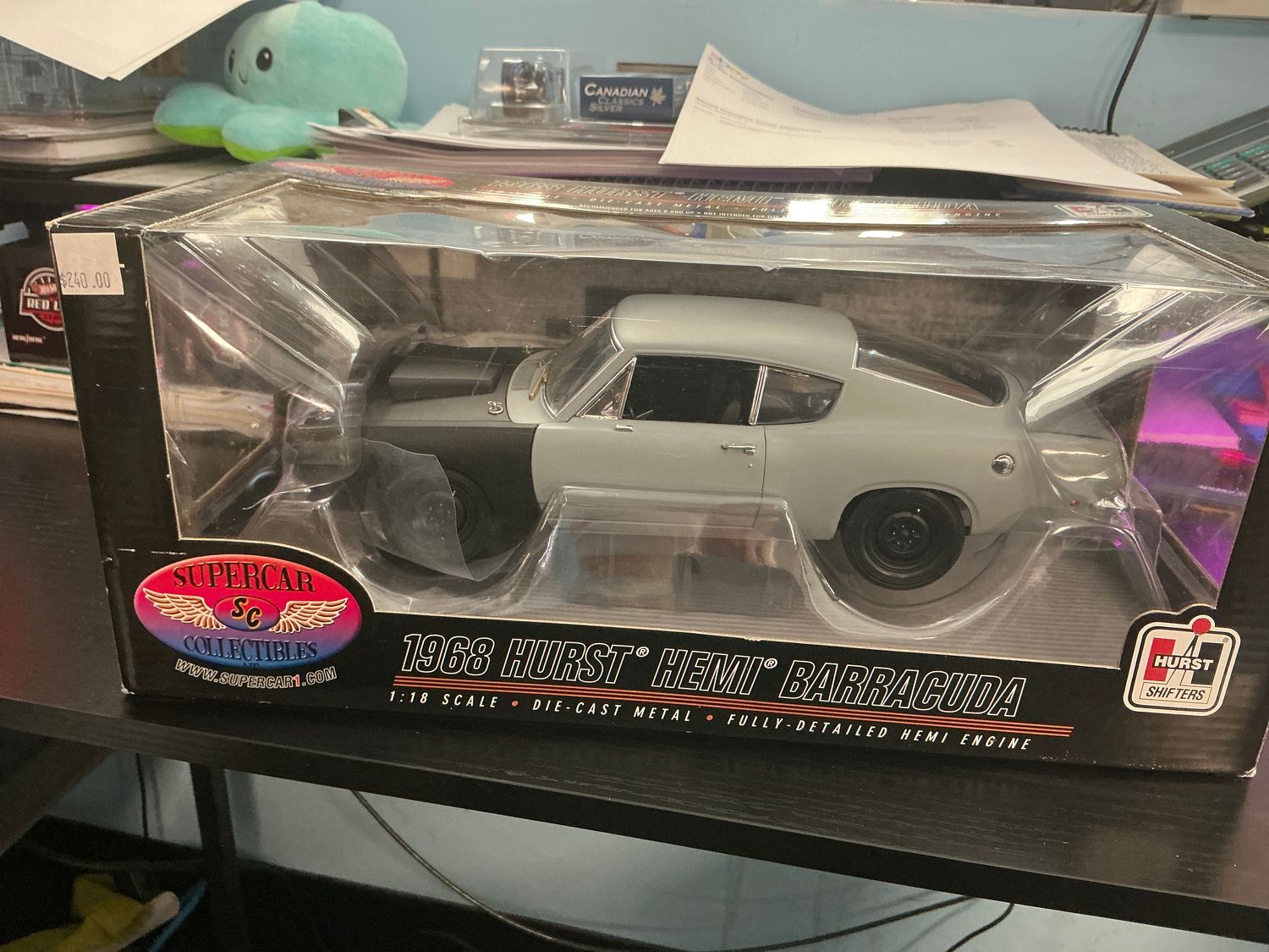 1968 Hurst hemi barracuda grey