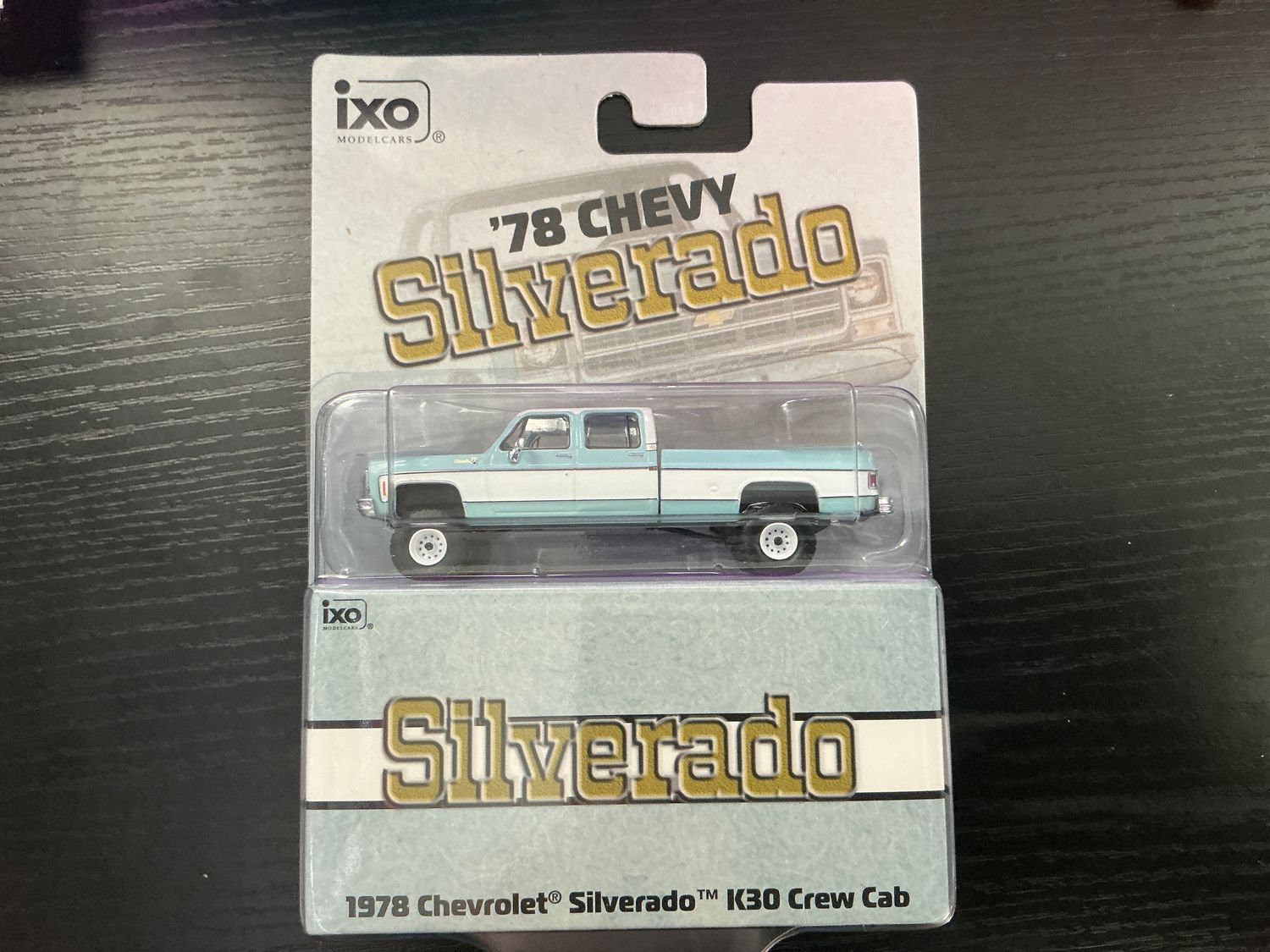 1978 Chevy Silverado K 30 crew cab, blue and white